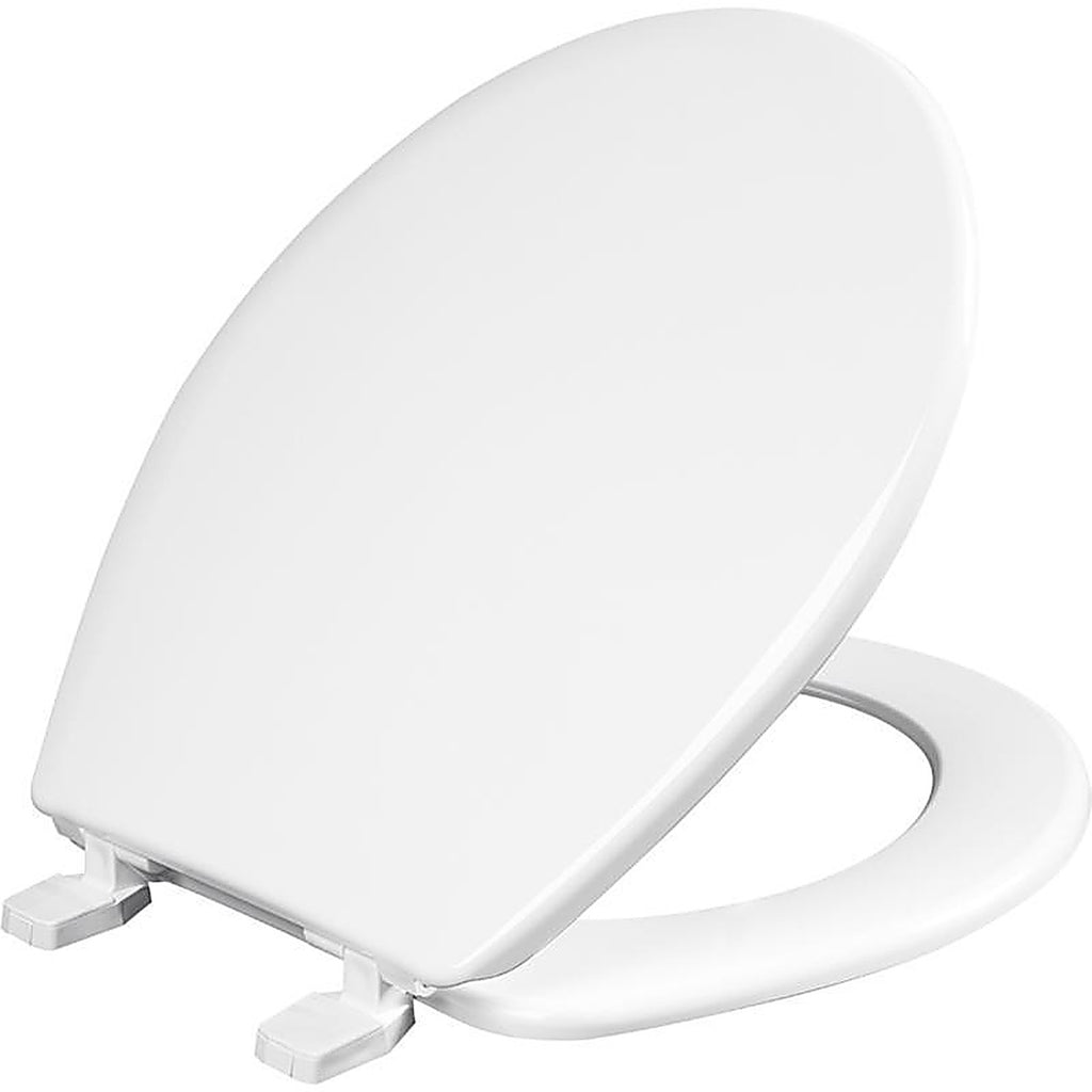 Bemis 92B-000 Mayfair Round White Plastic Toilet Seat