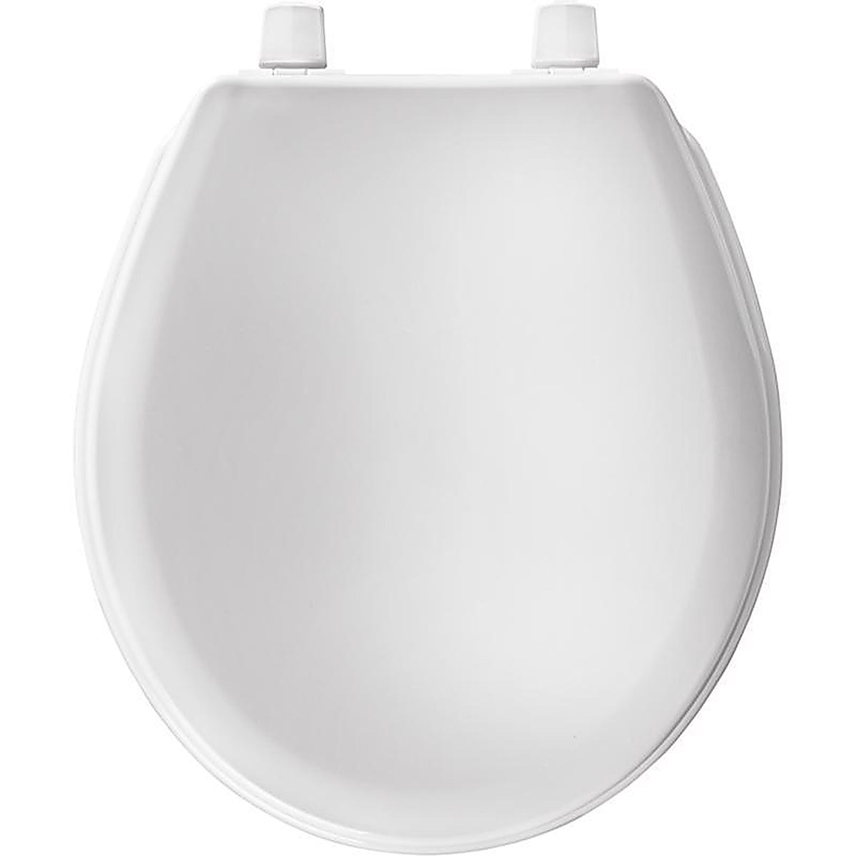 Bemis 92B-000 Mayfair Round White Plastic Toilet Seat