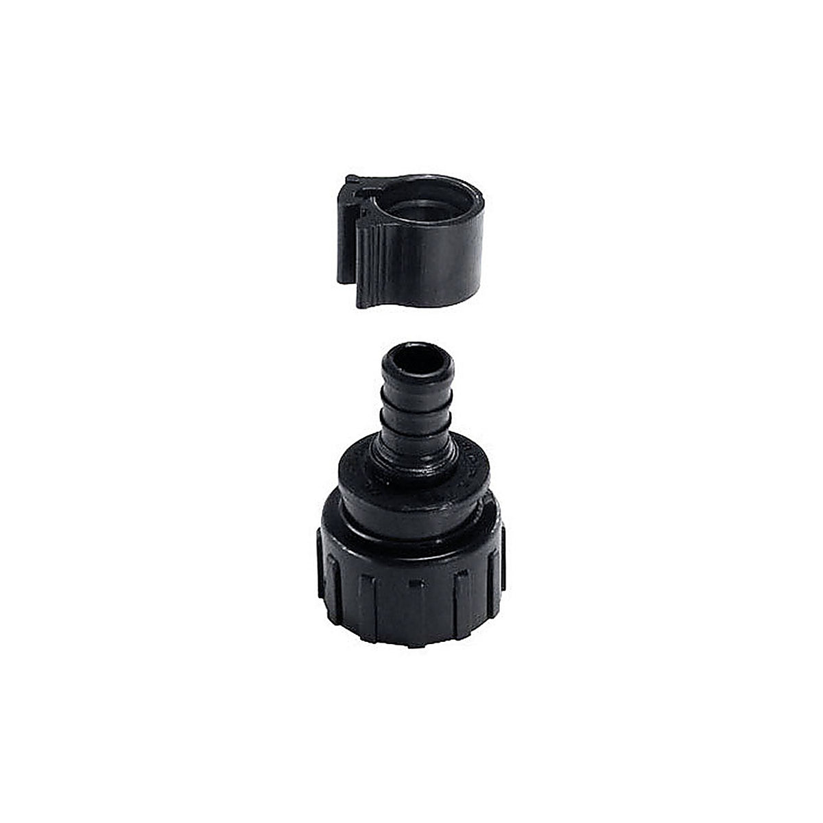 Flair-It 30866 PEXLock 1/2 in. PEX x 3/4 in. Dia. PEX Garden Hose Swivel with Clamp