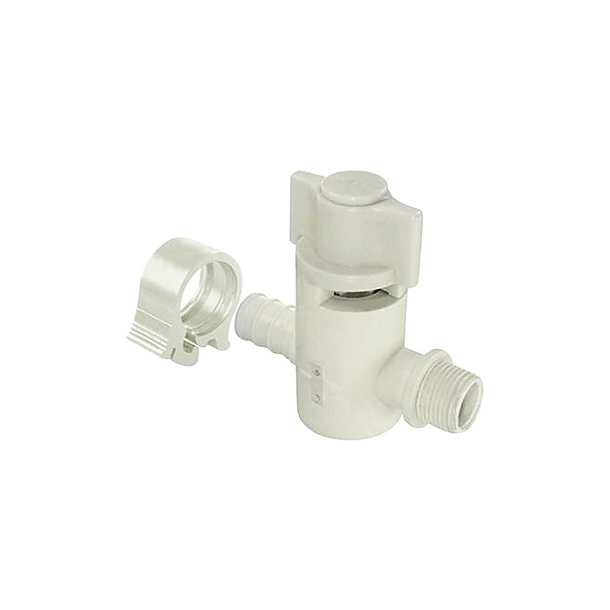 Flair-It 30888 1/2 in. PEX x 3/8 in. Compression Plastic Supply Valve