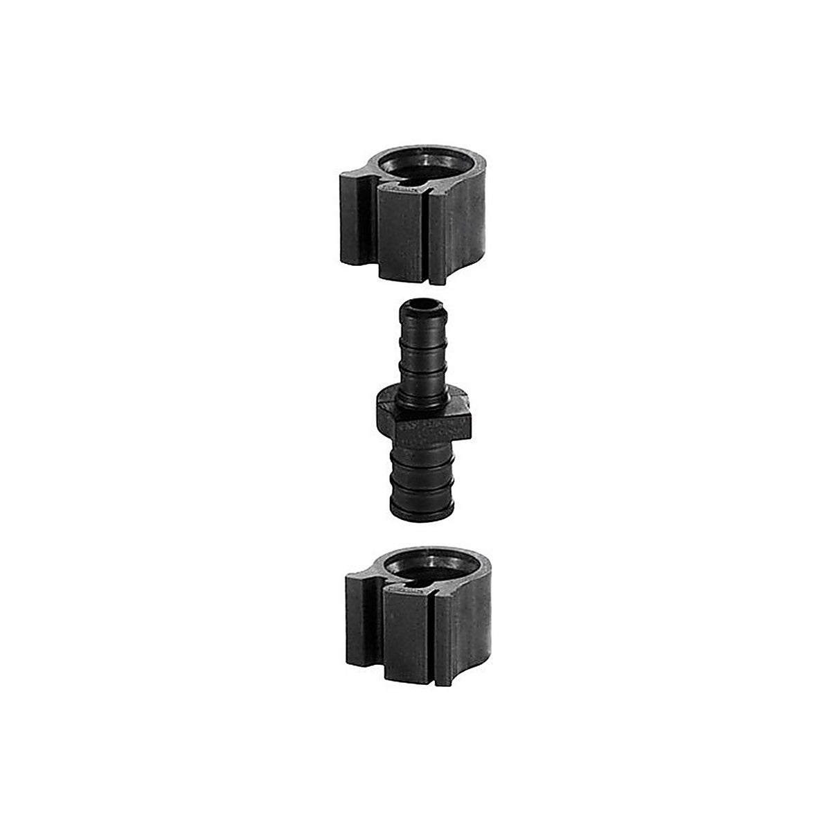 Flair-It 30853 PEXLock 1/2 in. PEX x 3/8 in. Dia. PEX Reducing Coupling with Clamps