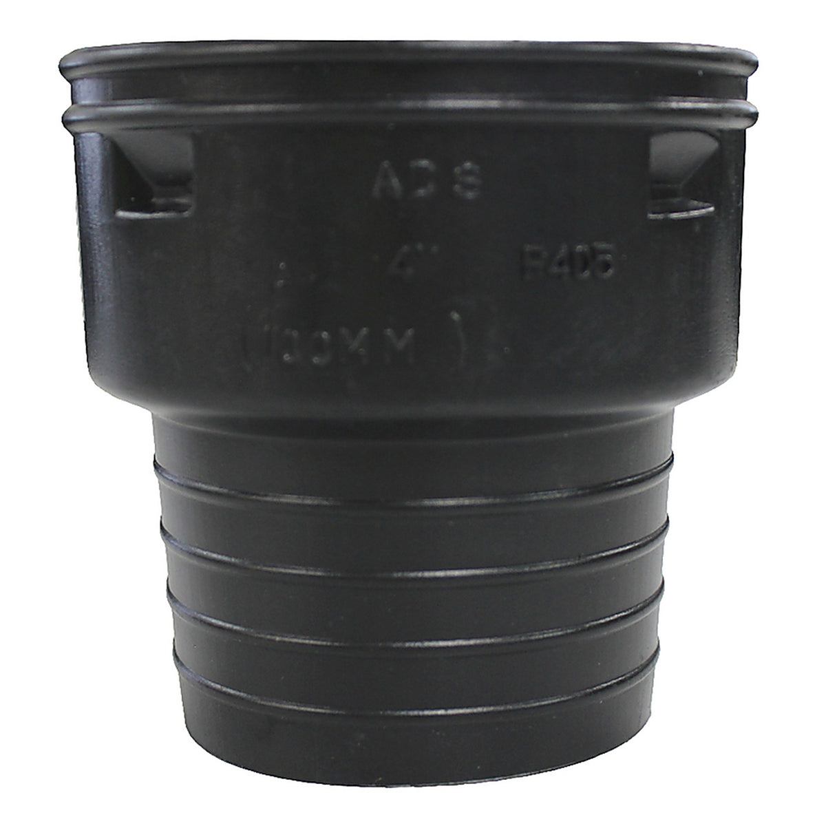 Advanced Drainage Systems 0662AA 6 in. Snap X 4 in. D Snap Polyethylene Corrugated-to-Clay Pipe Adapter 1 pk