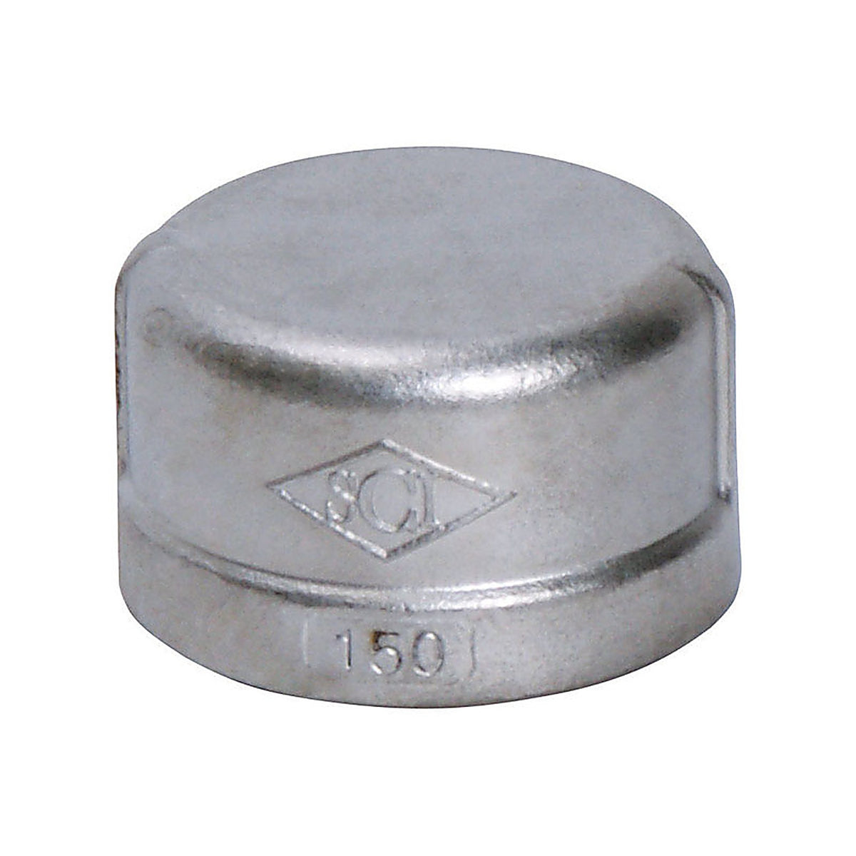 Smith-Cooper 4638100060 1 in. FPT x 1 in. Dia. FPT Stainless Steel Cap