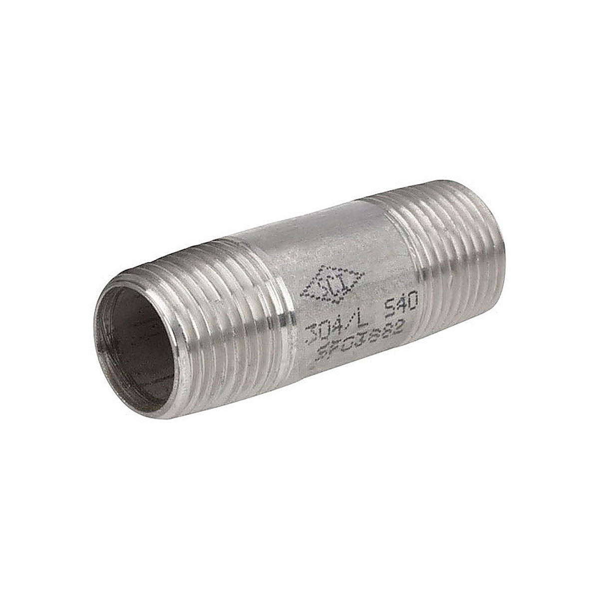 Smith-Cooper 4632101810 1 in. MPT x 2 in. L Stainless Steel Pipe Nipple