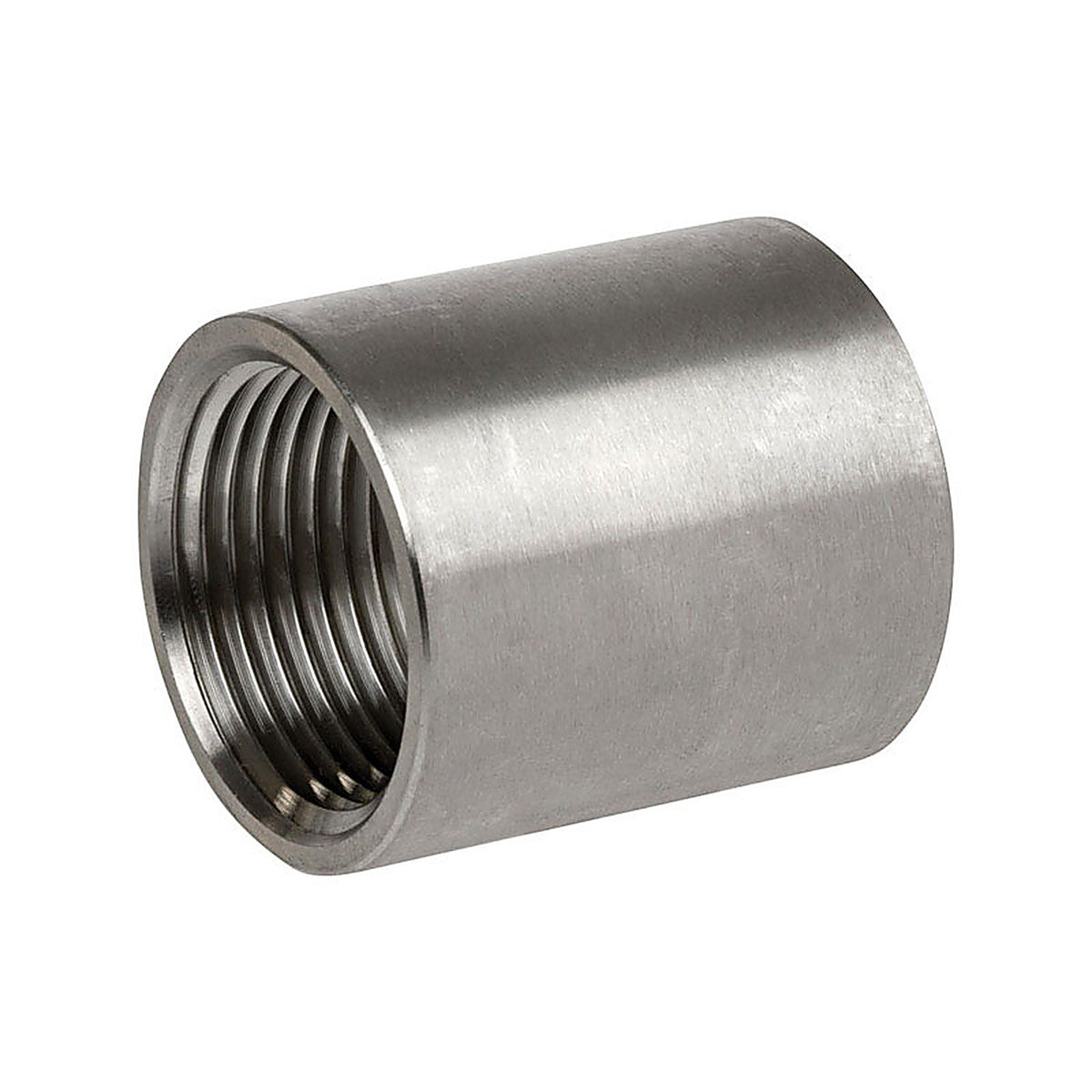 Smith-Cooper 4638100250 1 in. FPT x 1 in. Dia. FPT Stainless Steel Coupling