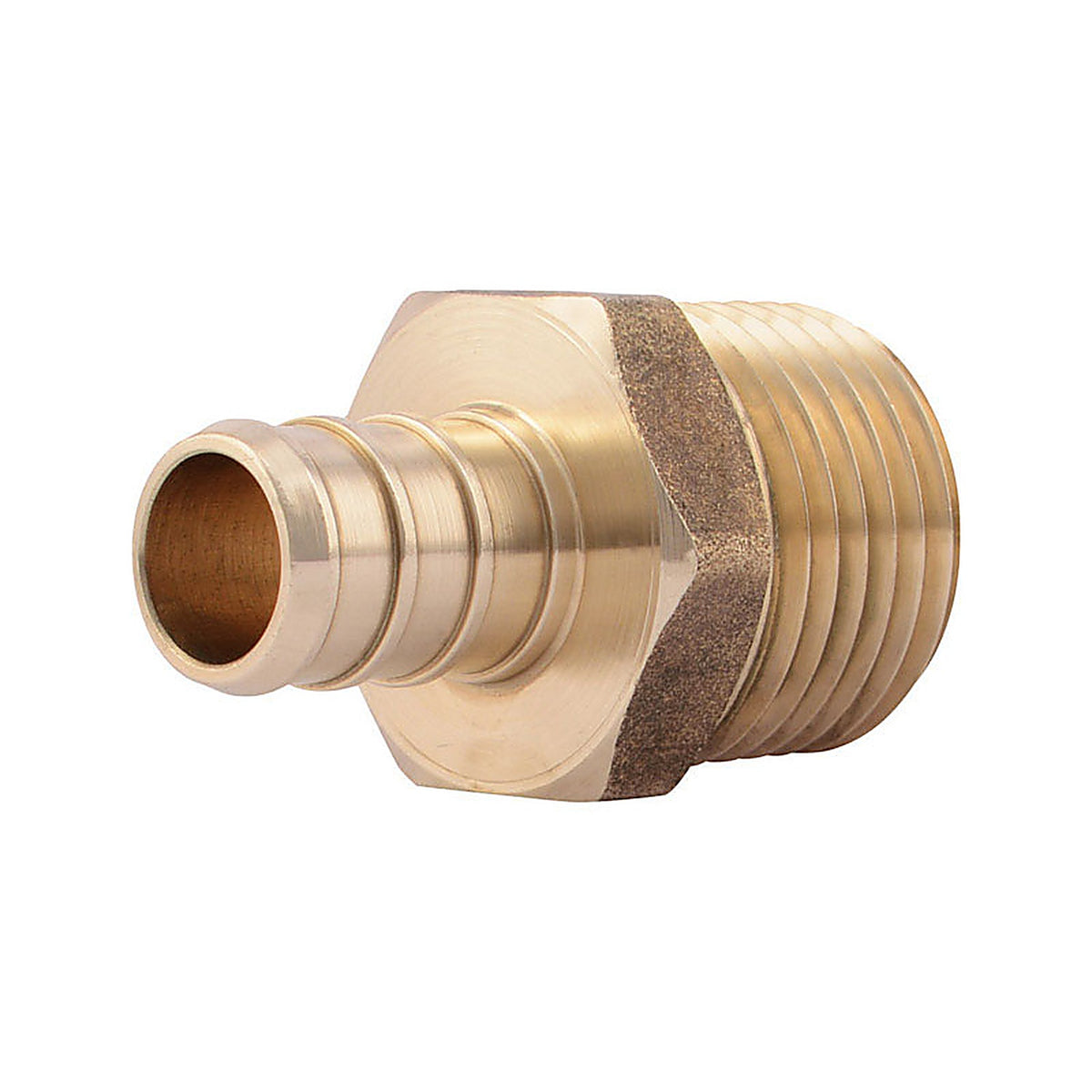 SharkBite UC120LFA10 1/2 in. MNPT X 1/2 in. D MNPT Brass Connector