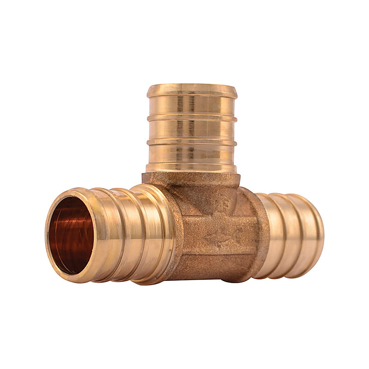 SharkBite UC370LFA10 3/4 in. Barb T X 3/4 in. D Barb Brass Tee