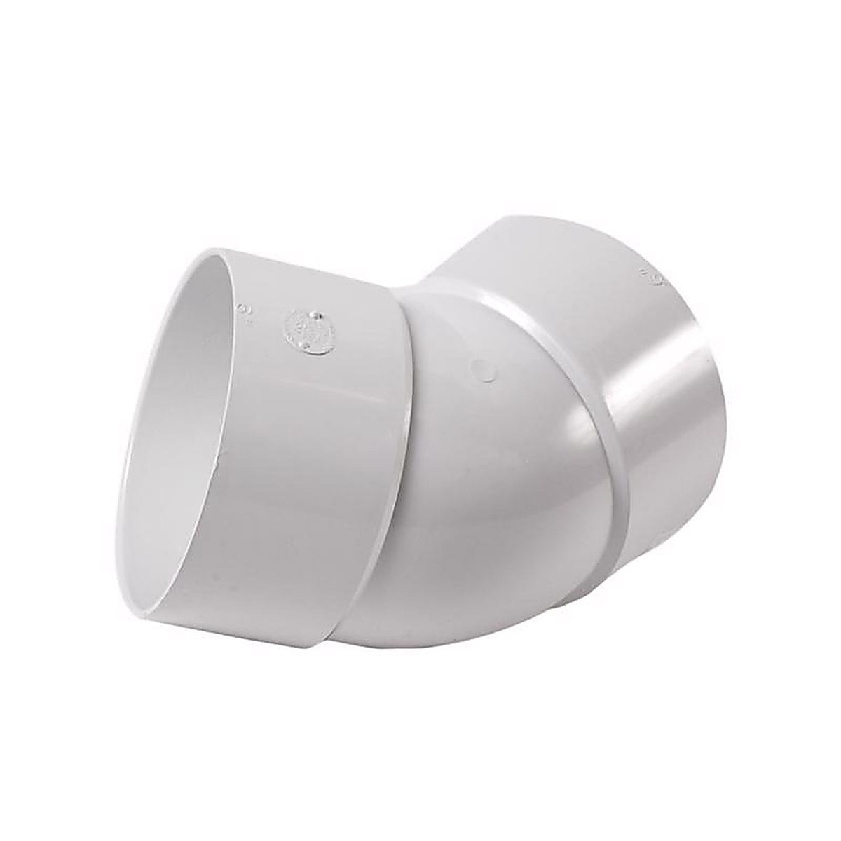 NDS 6P03 Schedule 35 6 in. Hub each X 6 in. D Hub PVC Elbow