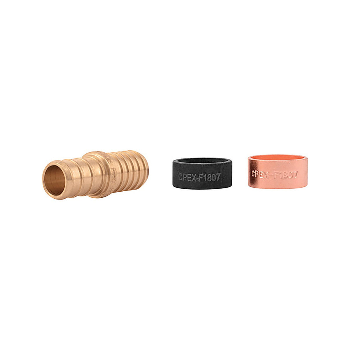 SharkBite UC4008LFA 1/2 in. PEX Barb Grade T Brass Coupling