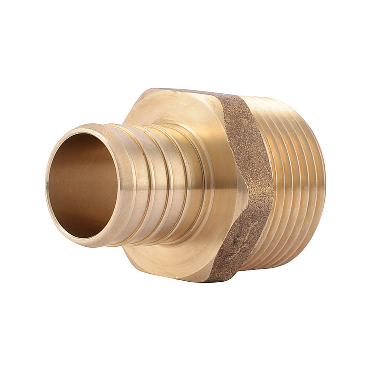 SharkBite UC140LFA 1 in. PEX Barb Grade T X 1 in. D MPT Brass Pipe Adapter