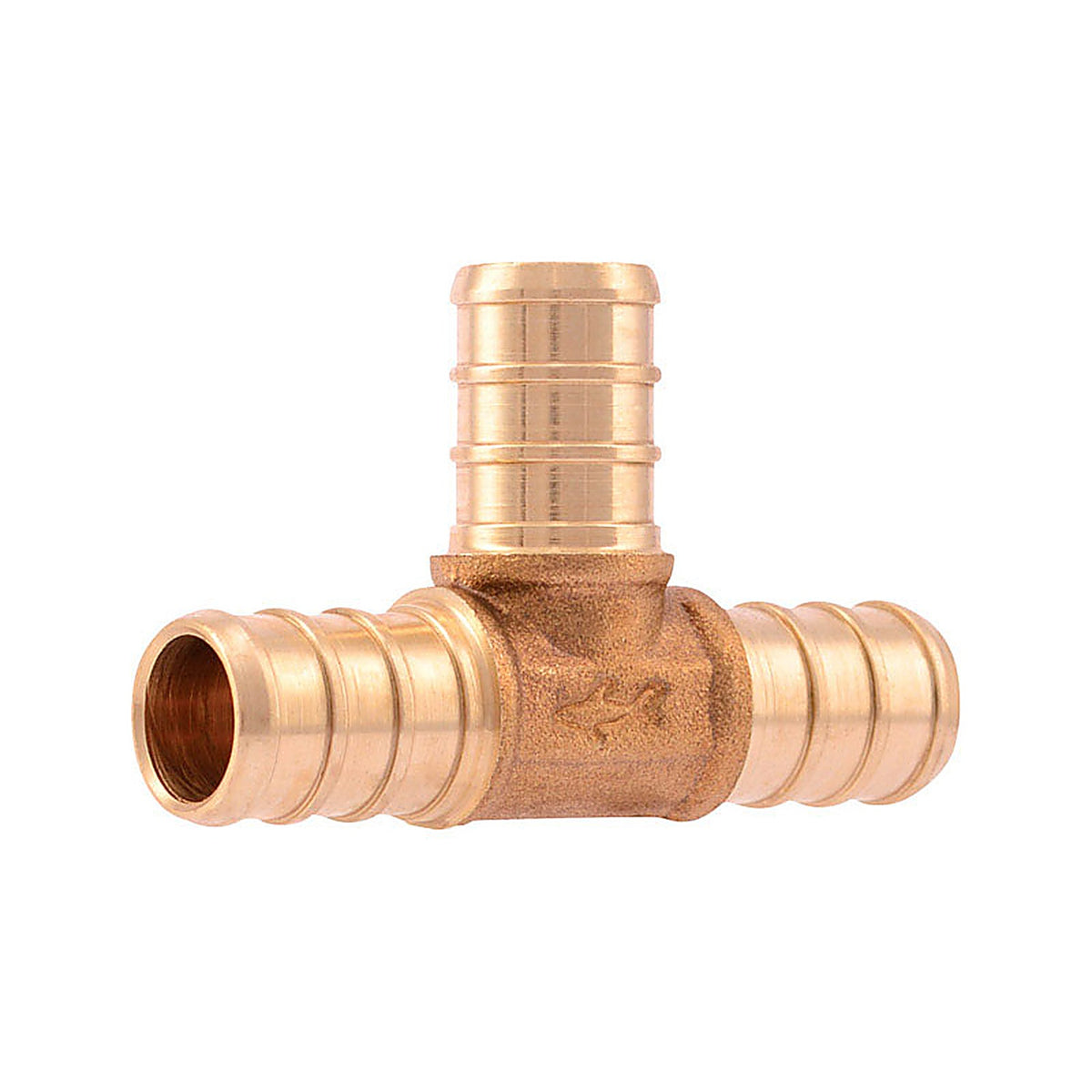 SharkBite UC362LFA10 1/2 in. Barb T X 1/2 in. D Barb Brass Tee