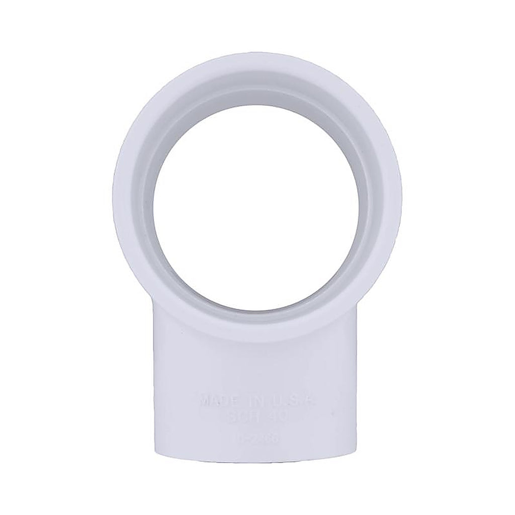Charlotte Pipe - PVC 02400 6400 - Schedule 40 2 In. Slip X 2 In. D Slip PVC Reducing Tee 1 Pack