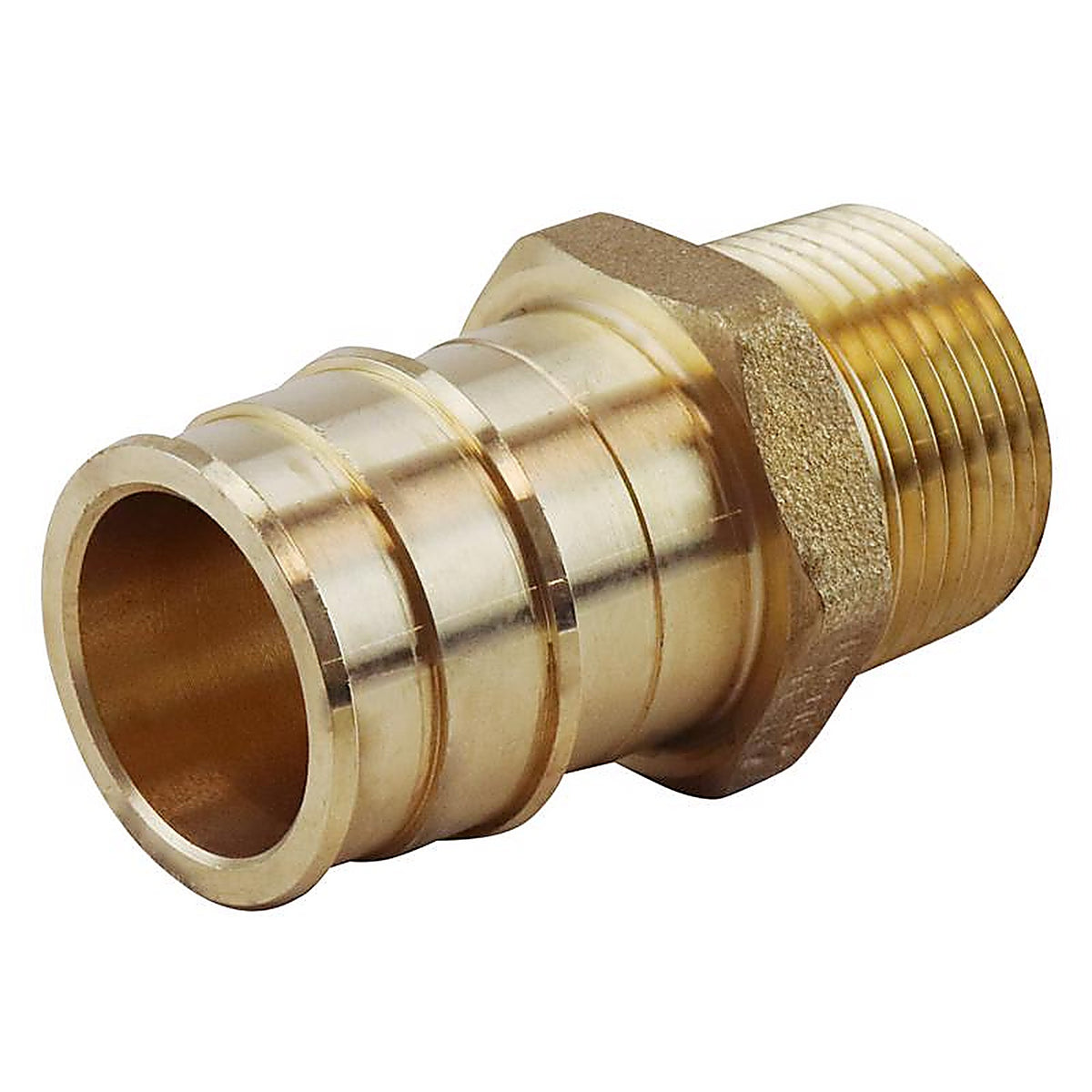 Apollo EPXMA3412 Pex A 3/4 in. PEX x 1/2 in. Dia. MPT Brass Male Adapter
