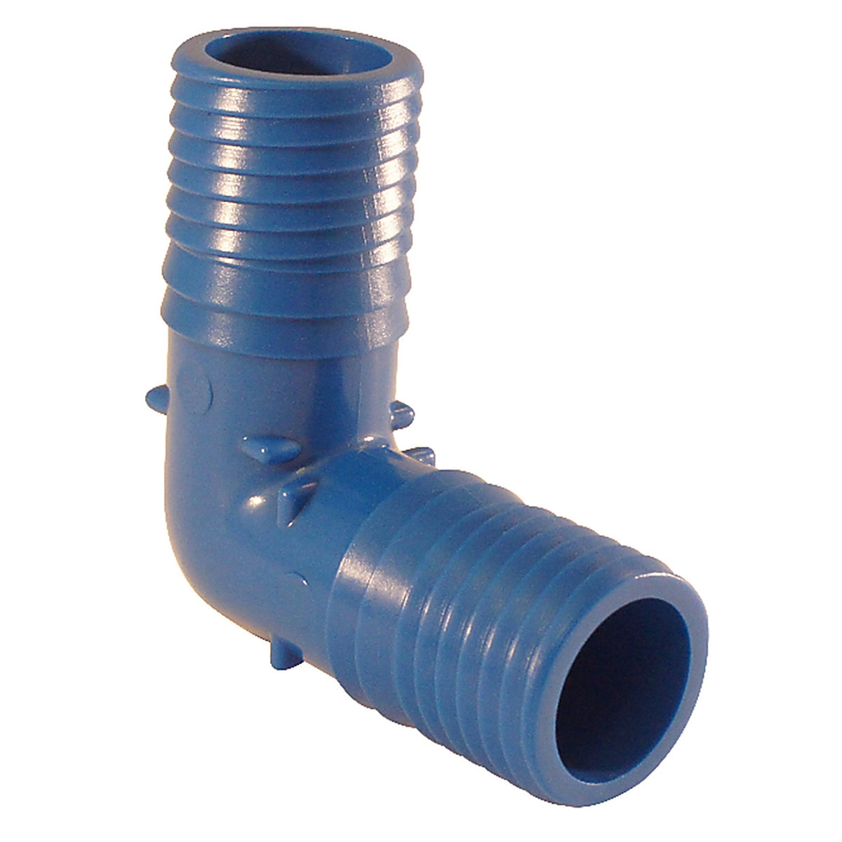 Apollo Blue Twister ABTE1 Apollo 1 in. Insert x 1 in. Dia. Insert Poly Irrigation 90 Degree Elbow