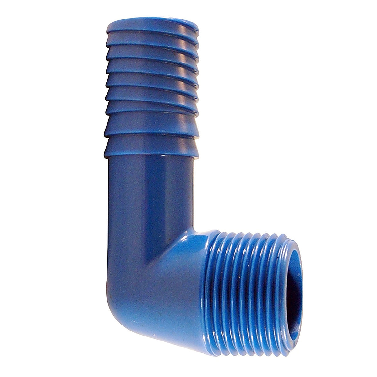 Apollo Blue Twister ABTME34 3/4 in. Insert x 3/4 in. Dia. MPT Polypropylene Elbow