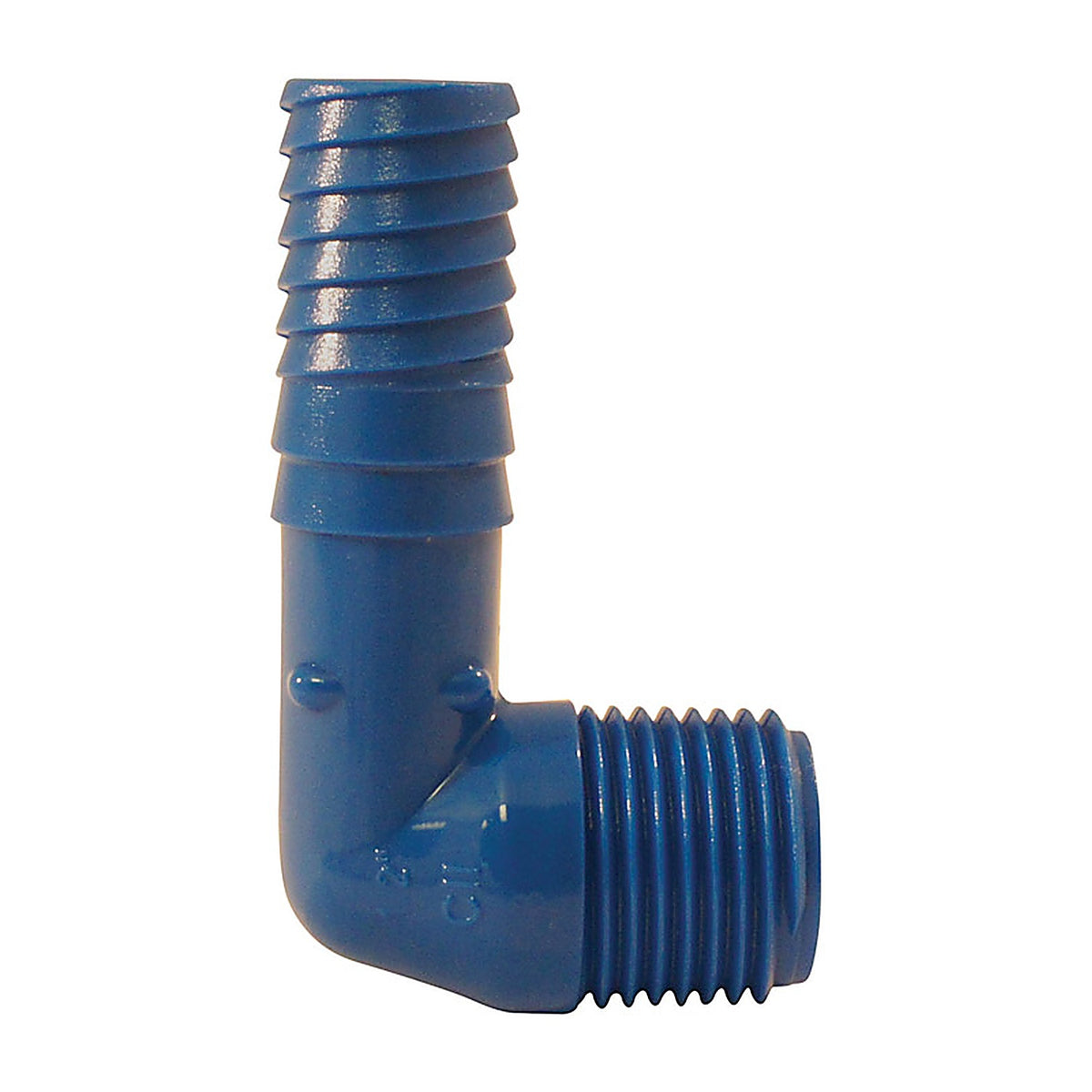 Apollo Blue Twister ABTME12 1/2 in. Insert x 1/2 in. Dia. MPT Acetal Elbow