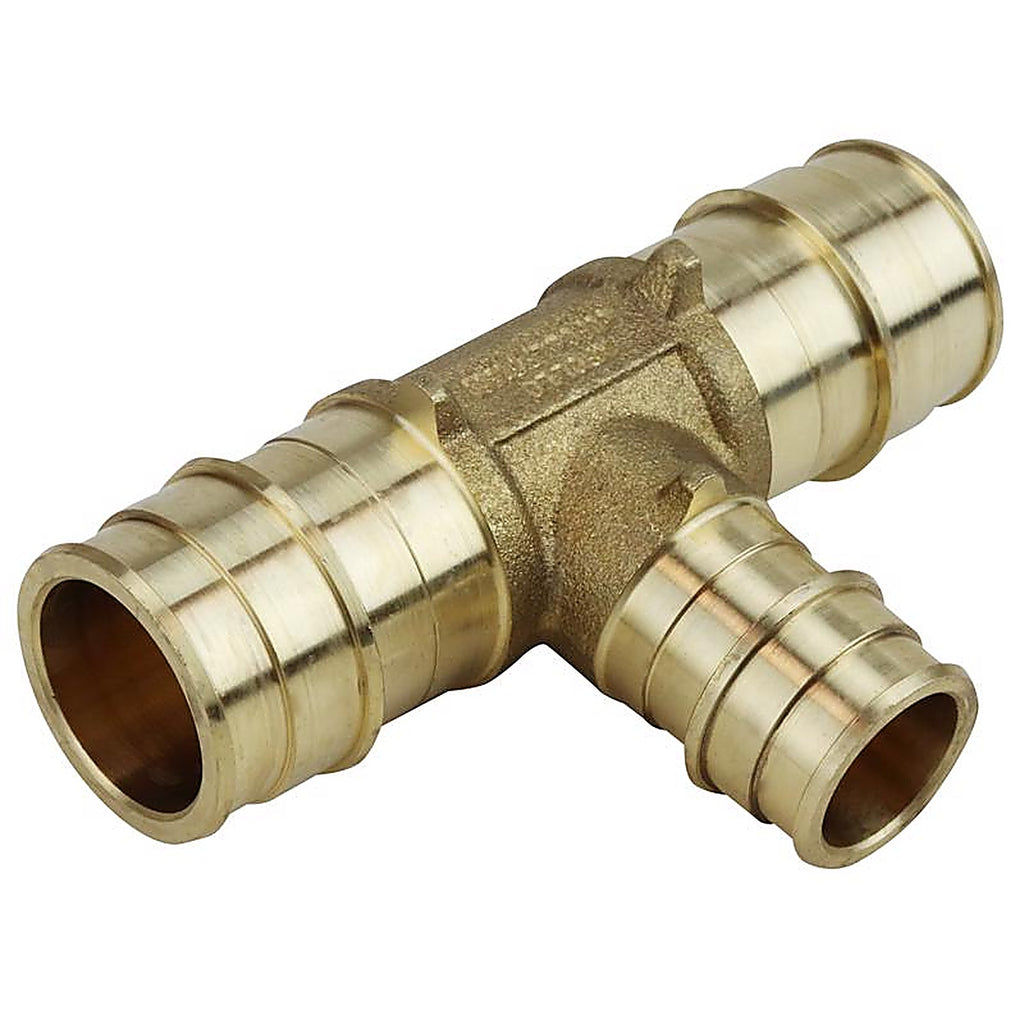 Apollo EPXT1134 Pex A 1 in. PEX Barb x 1 in. Dia. PEX Brass Tee