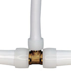 Apollo EPXT1134 Pex A 1 in. PEX Barb x 1 in. Dia. PEX Brass Tee