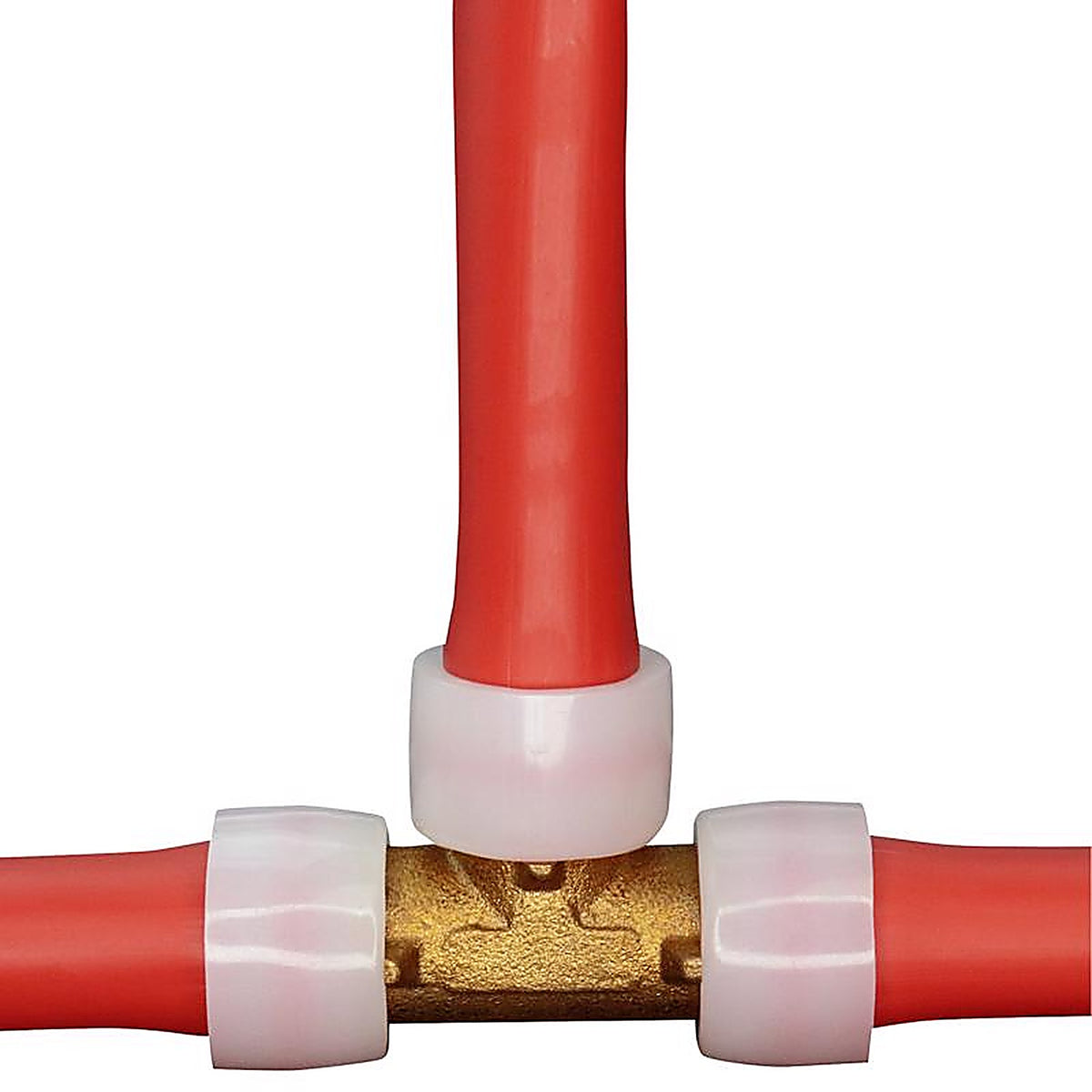 Apollo EPXT11 Pex A 1 in. PEX Barb x 1 in. Dia. PEX Brass Tee