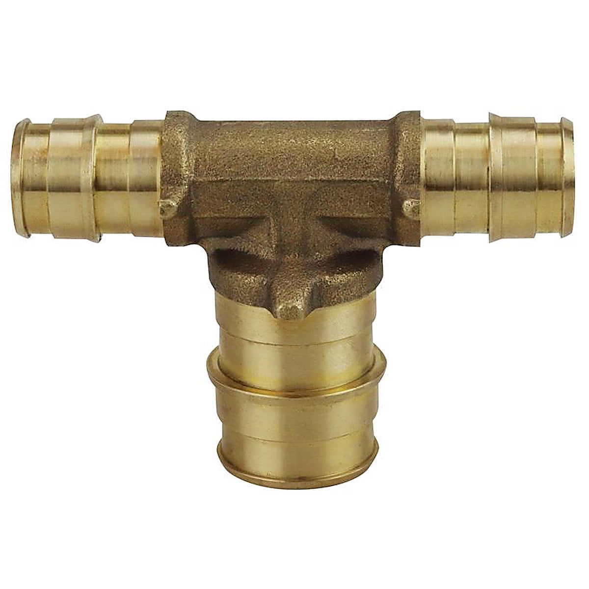 Apollo EPXT121234 Pex A 1/2 in. PEX Barb x 1/2 in. Dia. PEX Brass Tee