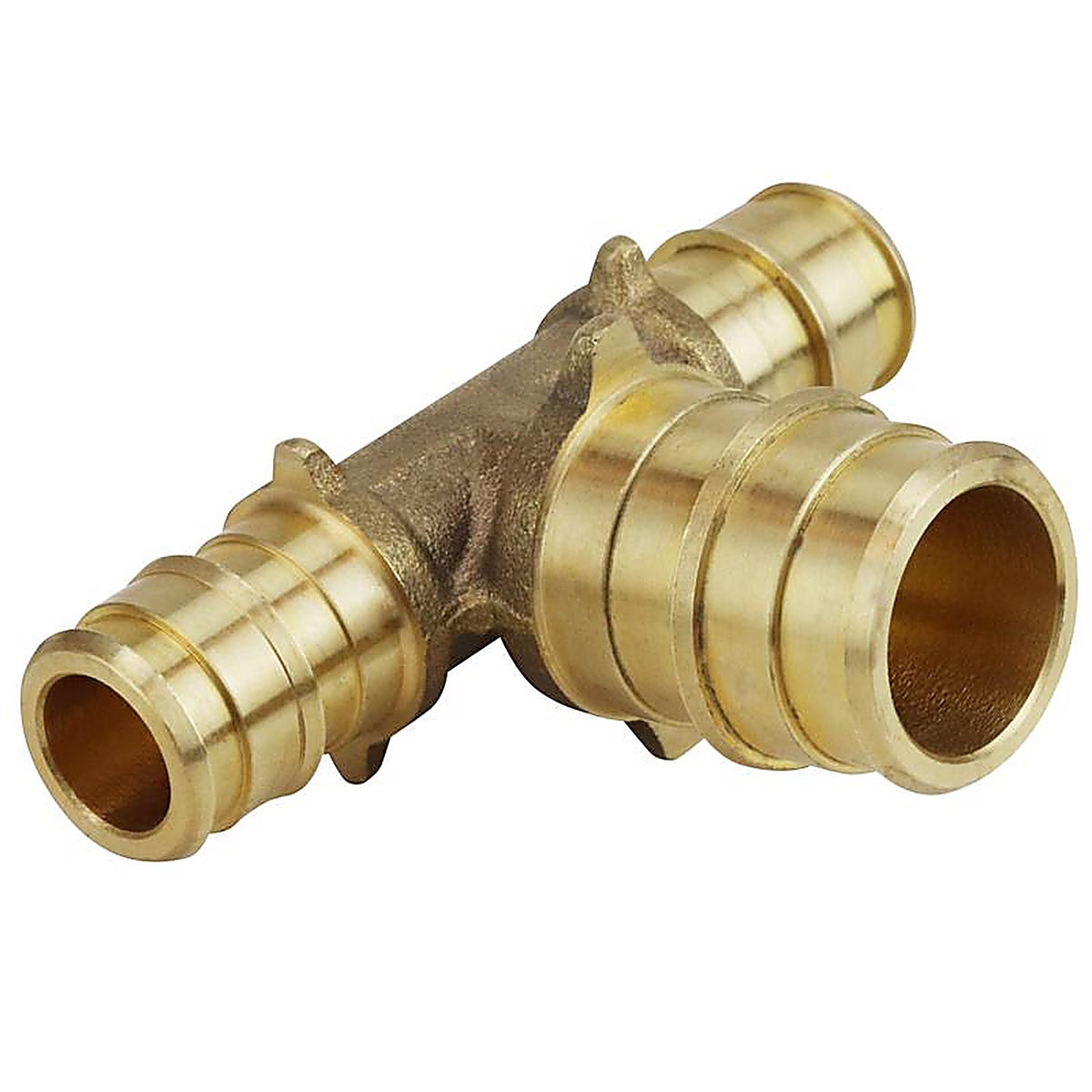 Apollo EPXT121234 Pex A 1/2 in. PEX Barb x 1/2 in. Dia. PEX Brass Tee
