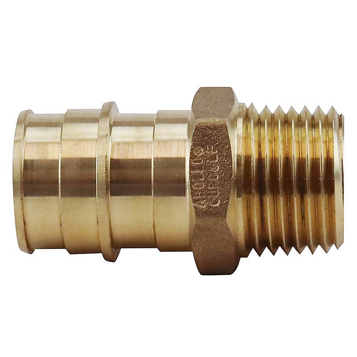 Apollo EPXMA134 Pex A 1 in. PEX x 3/4 in. Dia. MPT Brass Male Adapter