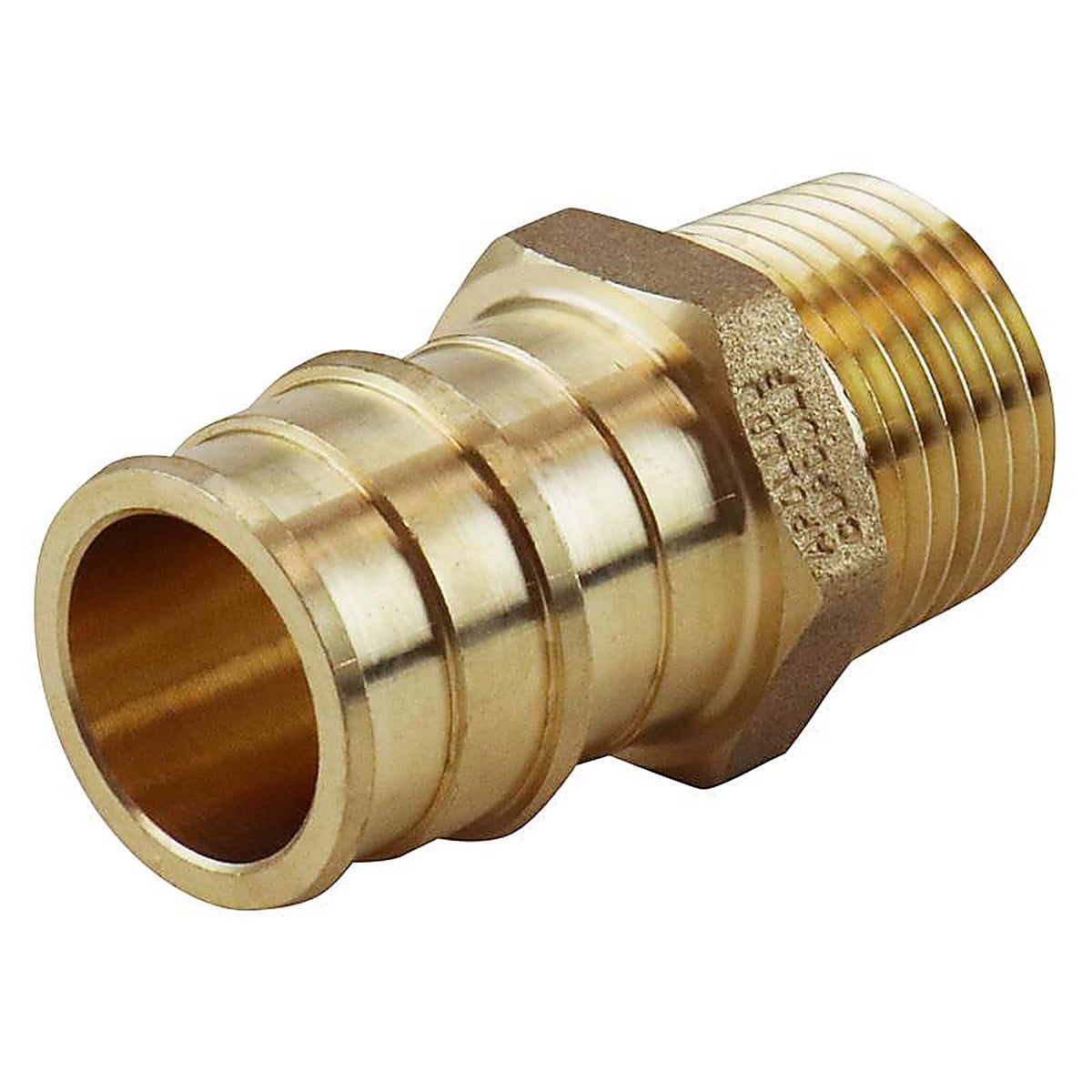 Apollo EPXMA134 Pex A 1 in. PEX x 3/4 in. Dia. MPT Brass Male Adapter
