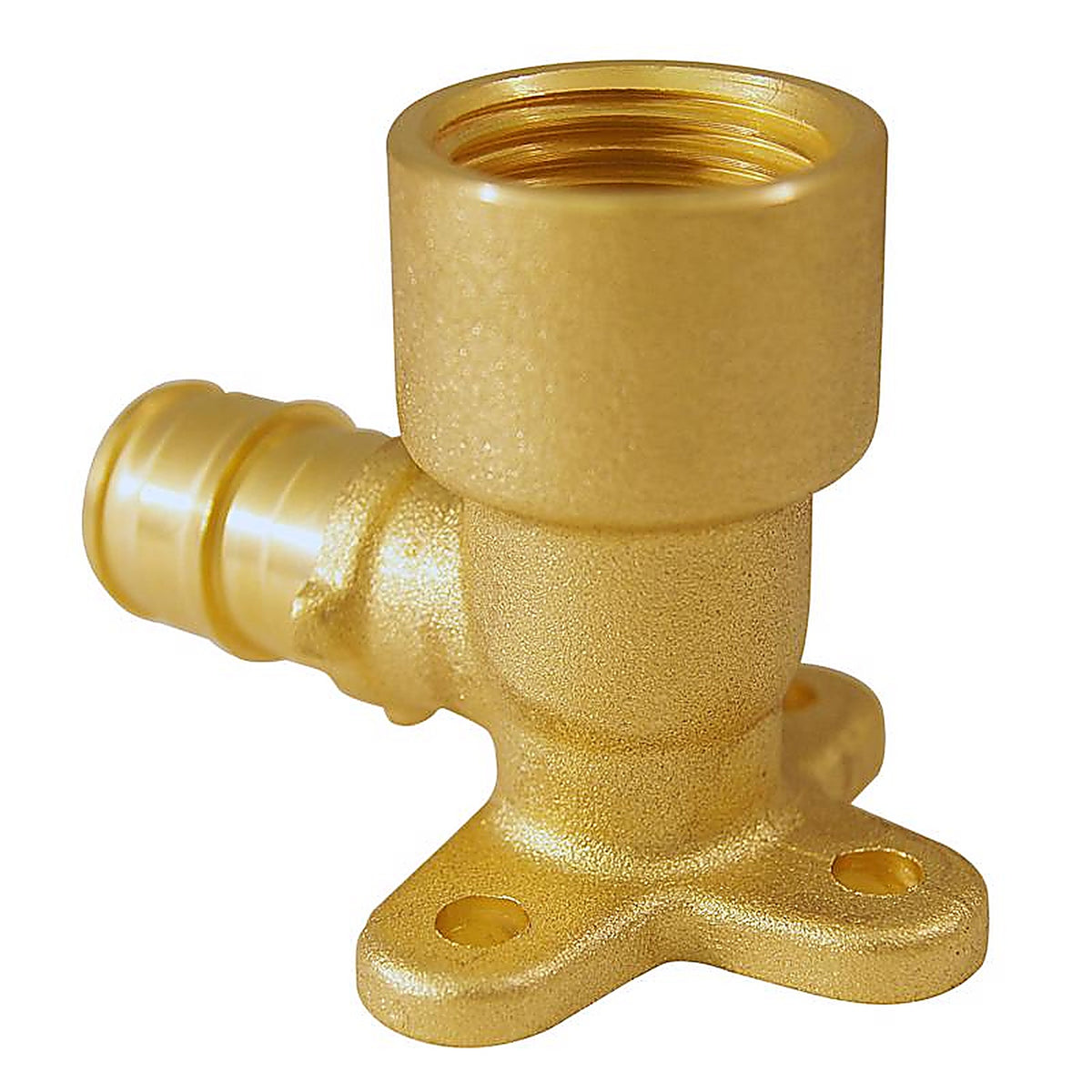 Apollo EPXDEE12 Pex A 1/2 in. PEX x 1/2 in. Dia. FPT Brass Drop Ear Elbow