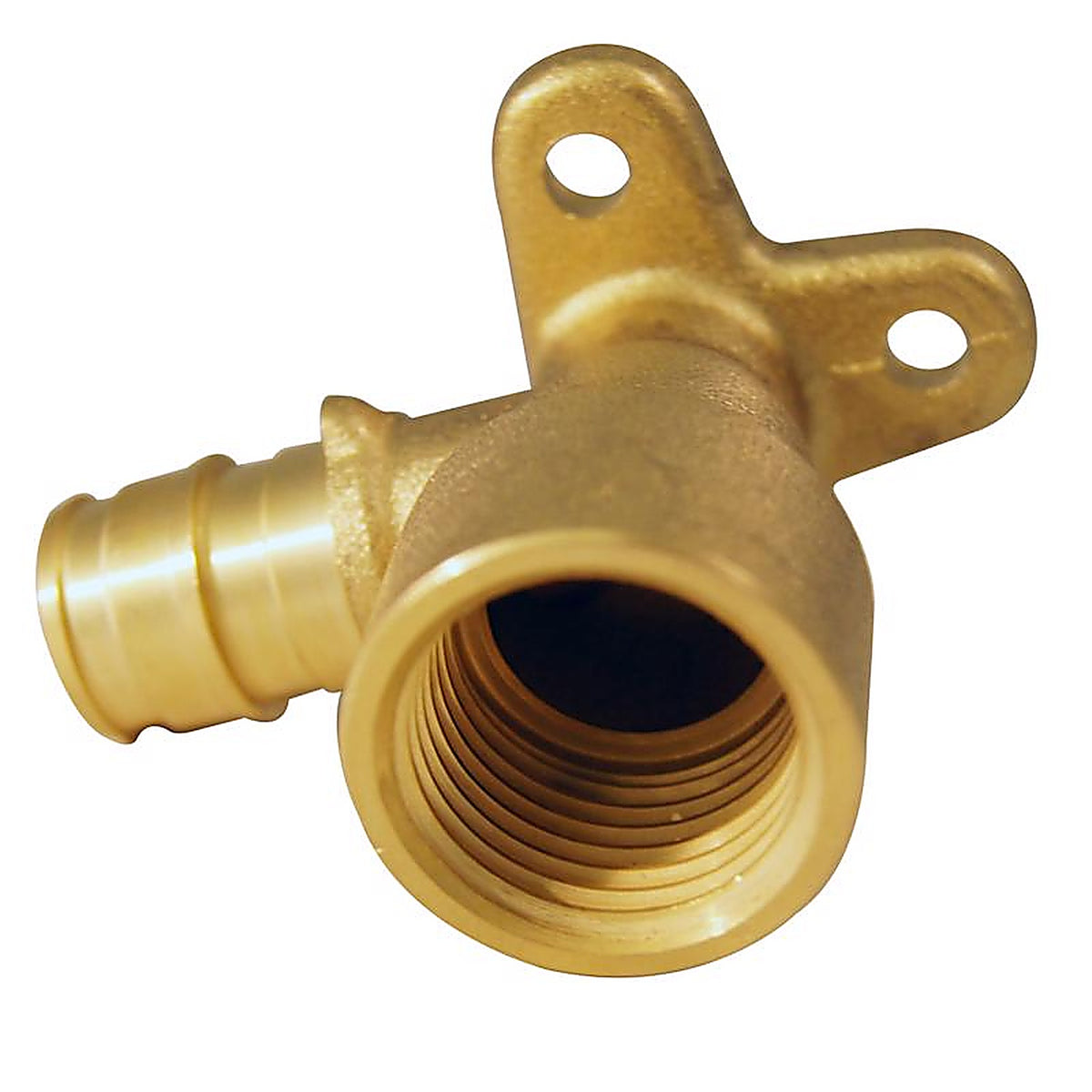 Apollo EPXDEE12 Pex A 1/2 in. PEX x 1/2 in. Dia. FPT Brass Drop Ear Elbow
