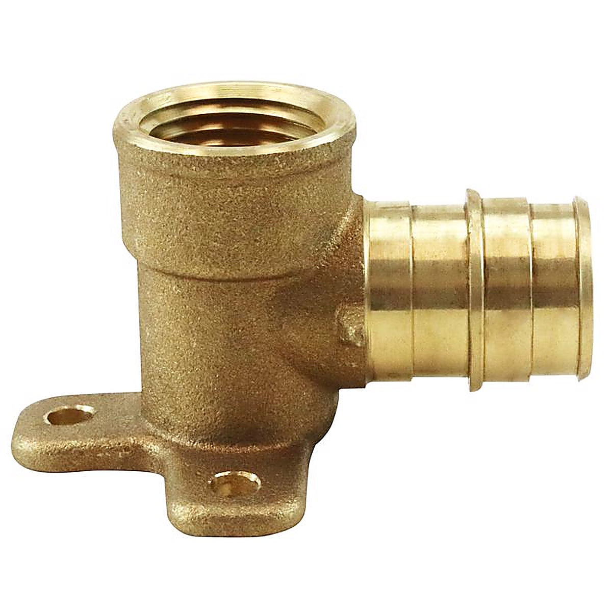 Apollo EPXDEE3412 Pex A 3/4 in. PEX x 1/2 in. Dia. FPT Brass Drop Ear Elbow