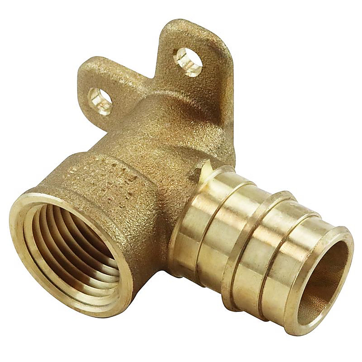 Apollo EPXDEE3412 Pex A 3/4 in. PEX x 1/2 in. Dia. FPT Brass Drop Ear Elbow