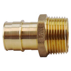 Apollo EPXMA11 Pex A 1 in. PEX x 1 in. Dia. MPT Brass Male Adapter