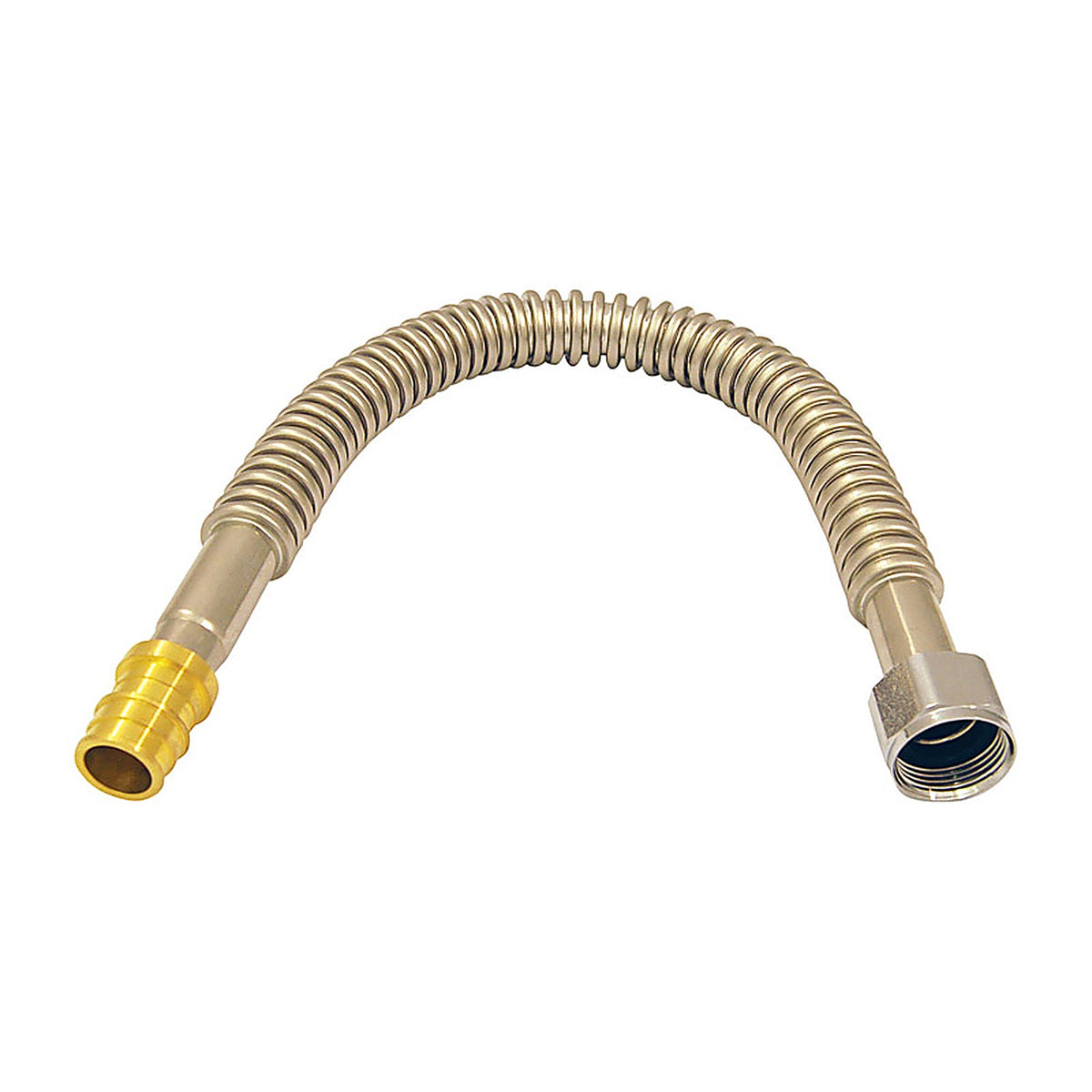 Apollo EPXCSST18 PEX A 3/4 in. PEX x 3/4 in. Dia. FPT 18 in. Corrugated Stainless Steel Water Heater Supply Line