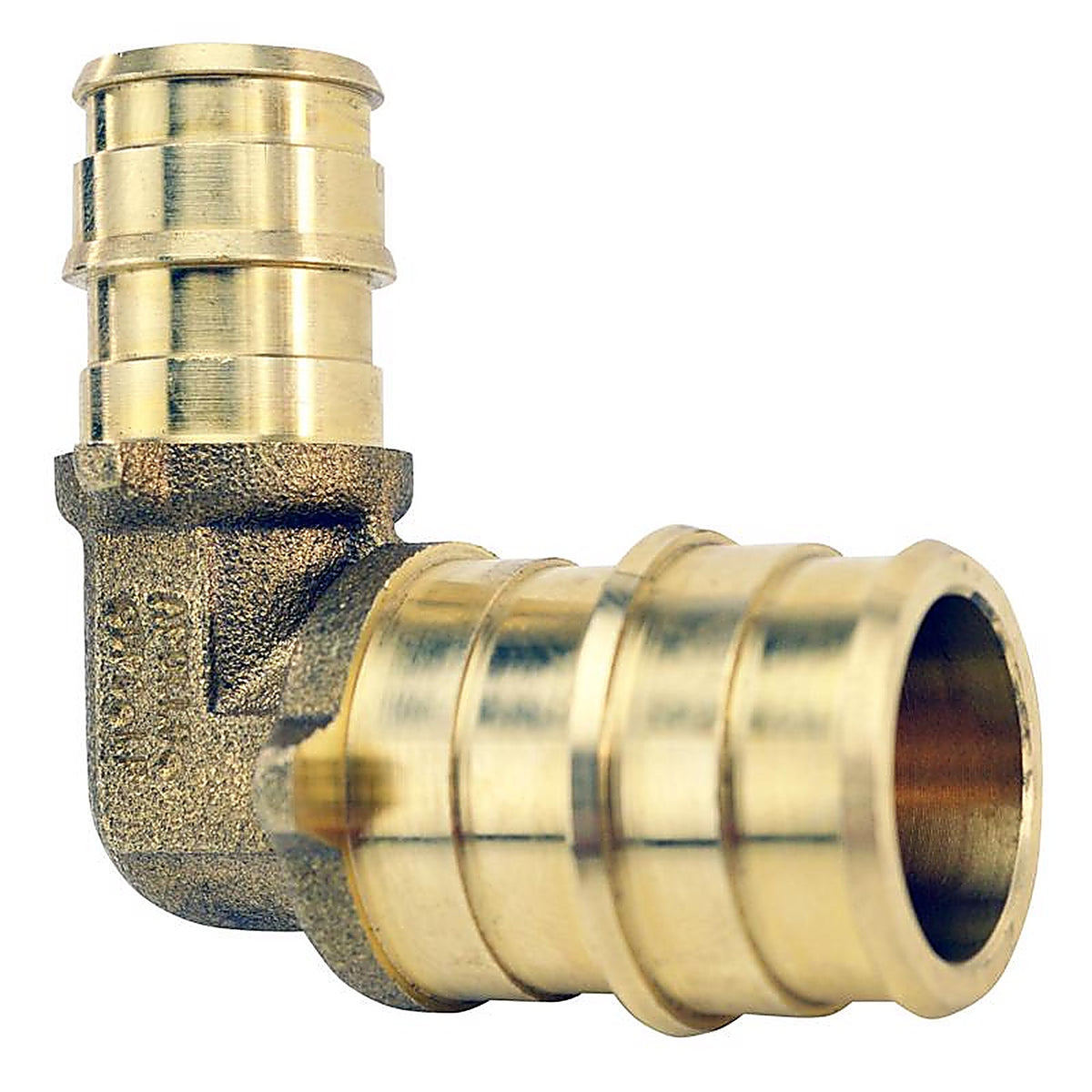 Apollo EPXE1234 Pex A 1/2 in. PEX x 3/4 in. Dia. PEX Brass 90 Degree Elbow