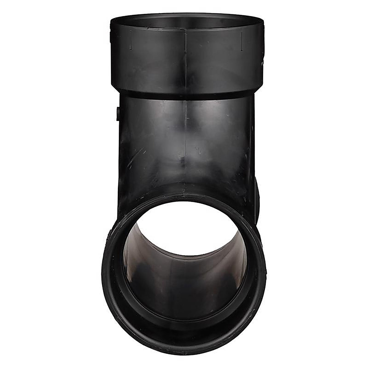 Charlotte Pipe ABS004480600 3 in. Hub x 3 in. Dia. Hub ABS Flush Cleanout Tee
