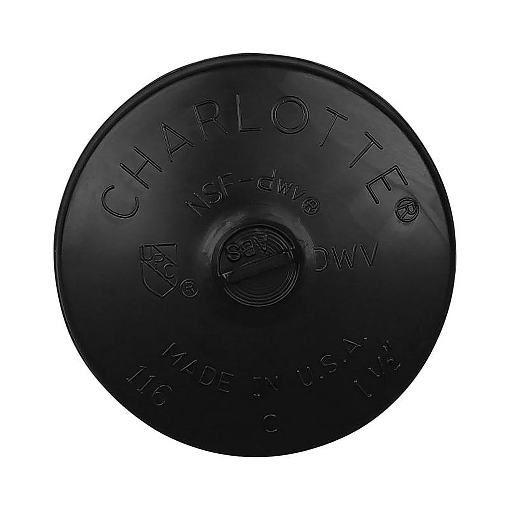 Charlotte Pipe ABS001160600 1-1/2 in. Socket Cap