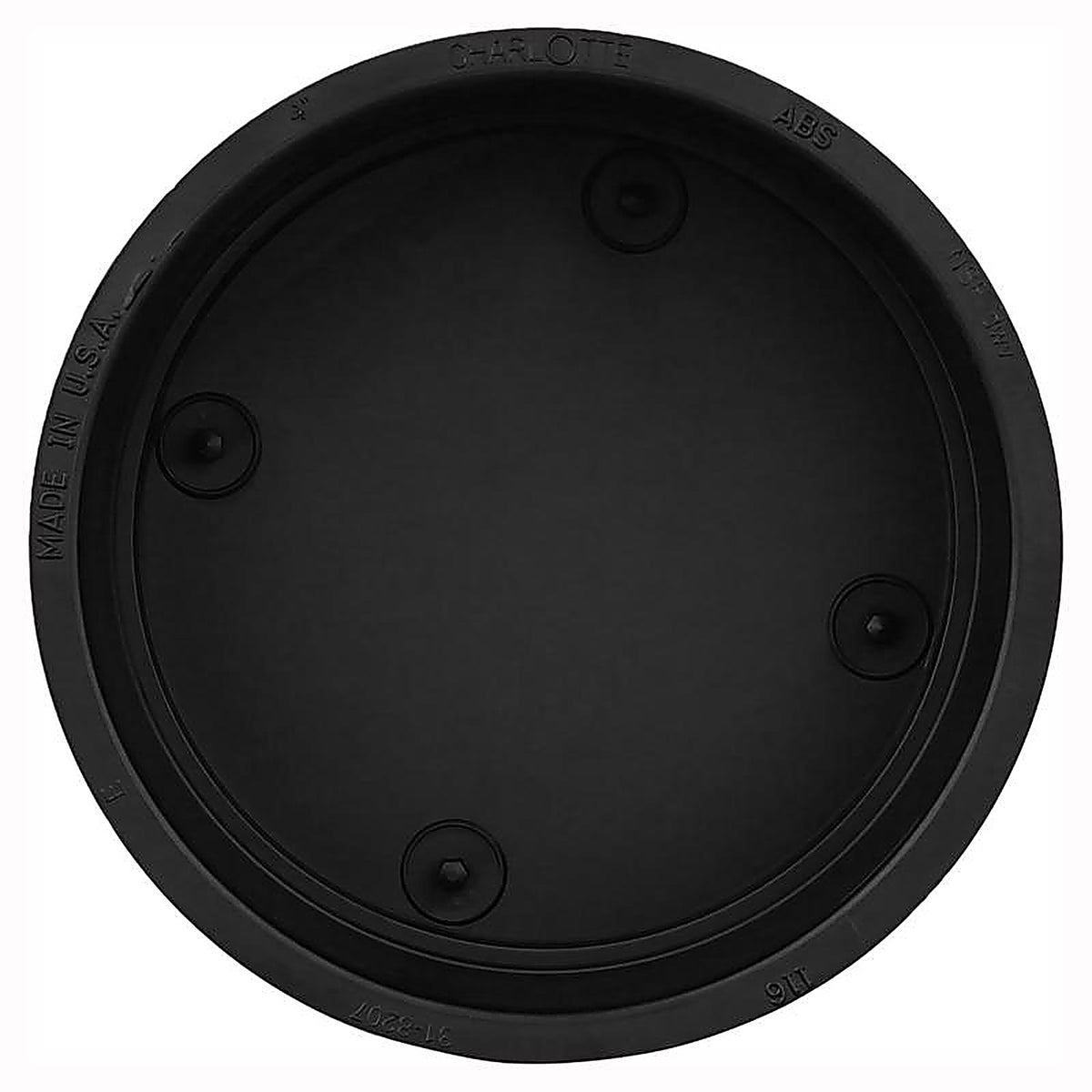 Charlotte Pipe ABS001161200 4 in. ABS Cap