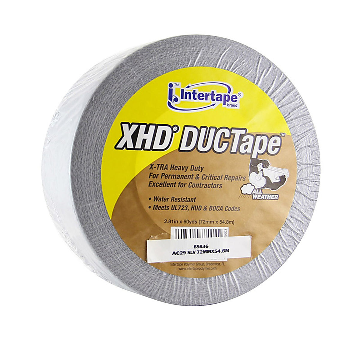 IPG - 9603 - XHD 2.81 In. W X 60 Yd L Silver Duct Tape