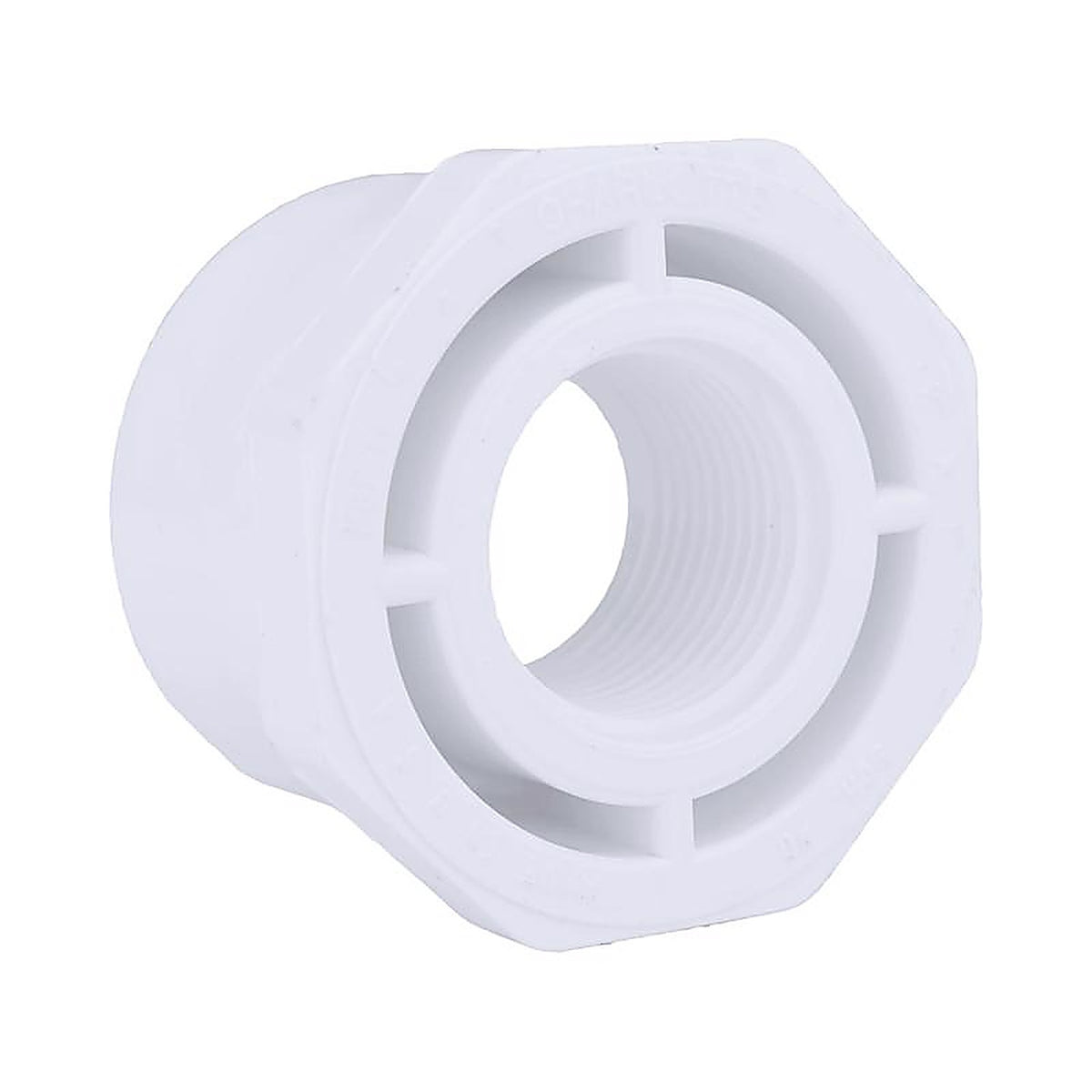 Charlotte Pipe PVC021082800 Schedule 40 2 in. Spigot x 1 in. Dia. FPT PVC Reducing Bushing