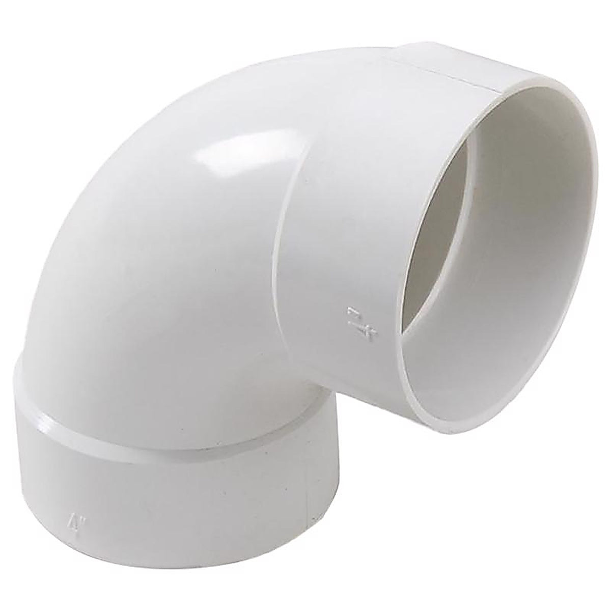 NDS 41P0 Schedule 35 4 in. Hub each X 4 in. D Hub PVC Elbow