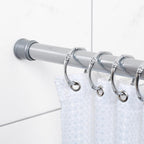 Zenith Home 608-S Shower Curtain Rod 60 in. L Silver