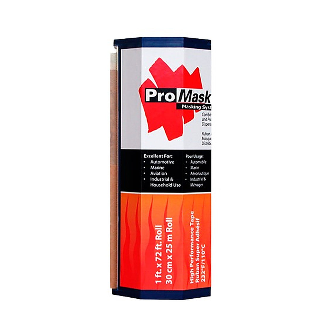 FBS 48238 ProMask Refill Roll with Dispenser 12IN x 28 yd