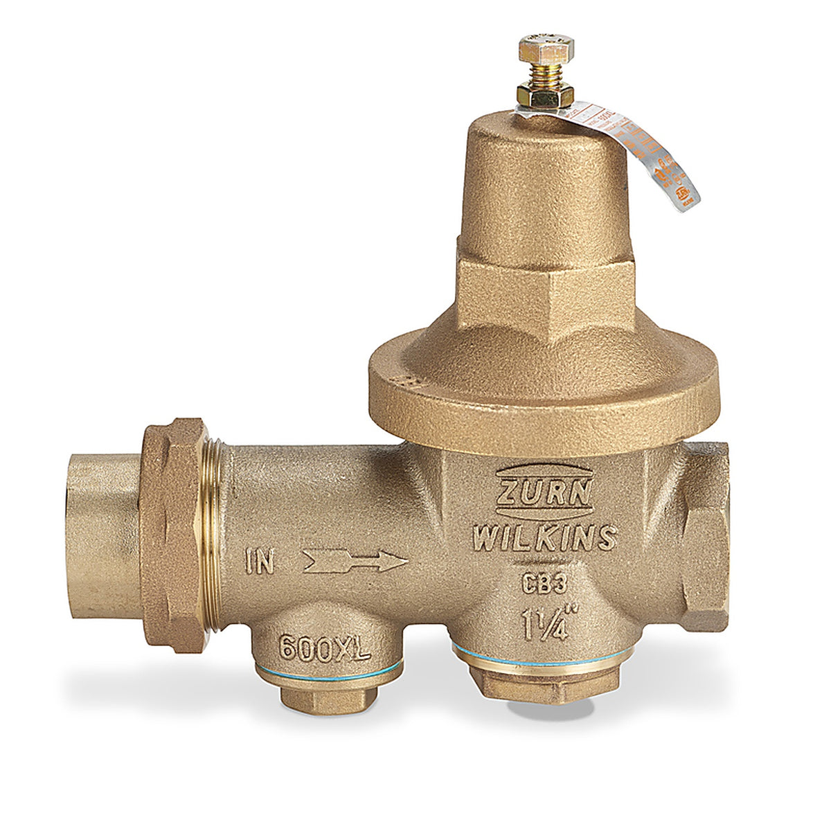 Zurn - 114-600XL - 1-1/4 In. Fnpt Union Water Pressure Regulator Valves