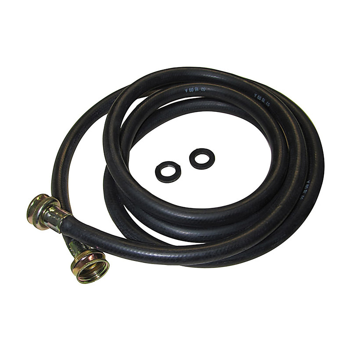 Plumb Pak - PP850-14 - 3/4 In. Hose Thread In. X 3/4 In. D Female 8 Ft. Rubber Washing Machine Hose