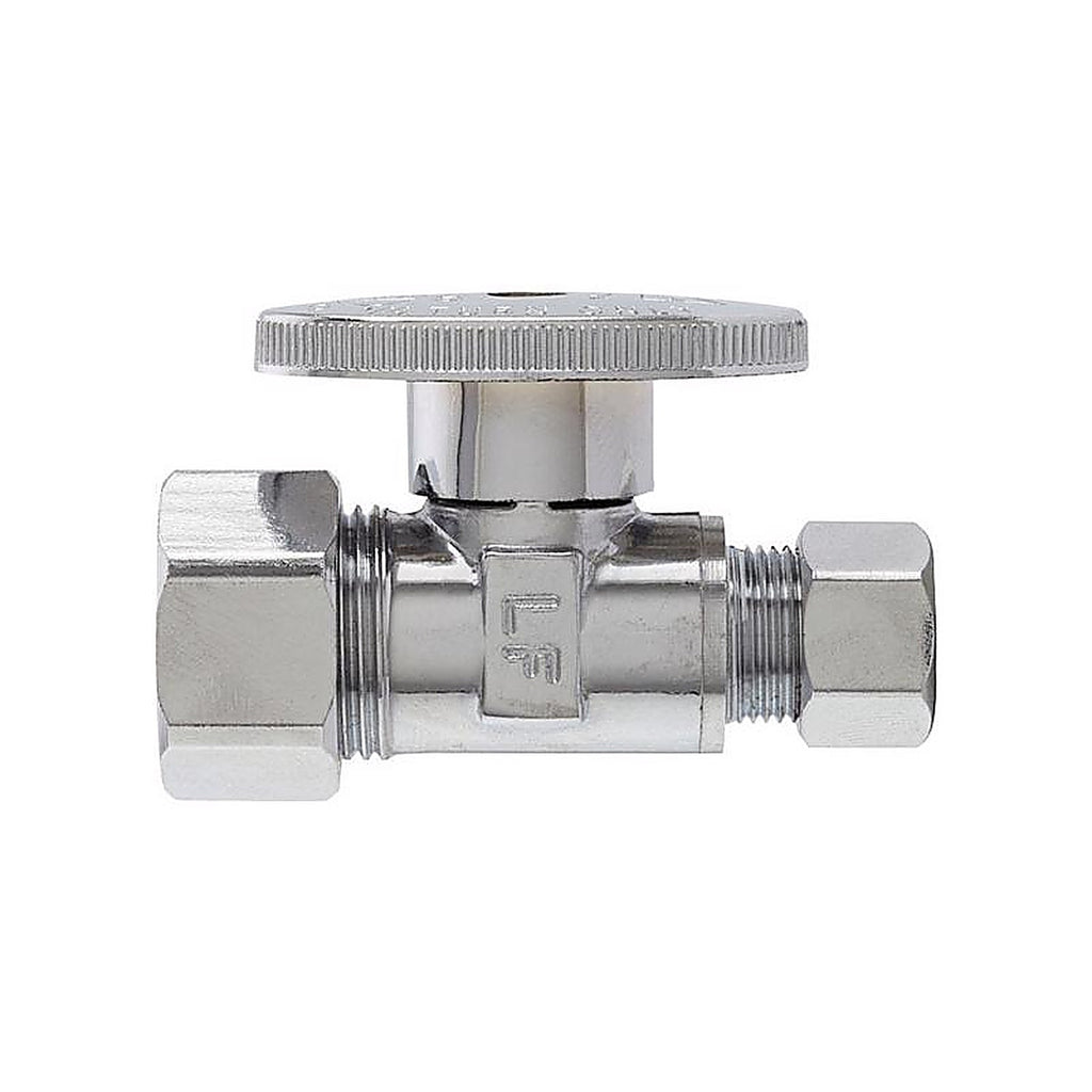Plumb Pak PP63PCLF 5/8 in. Compression X 3/8 in. Compression Brass Straight Valve