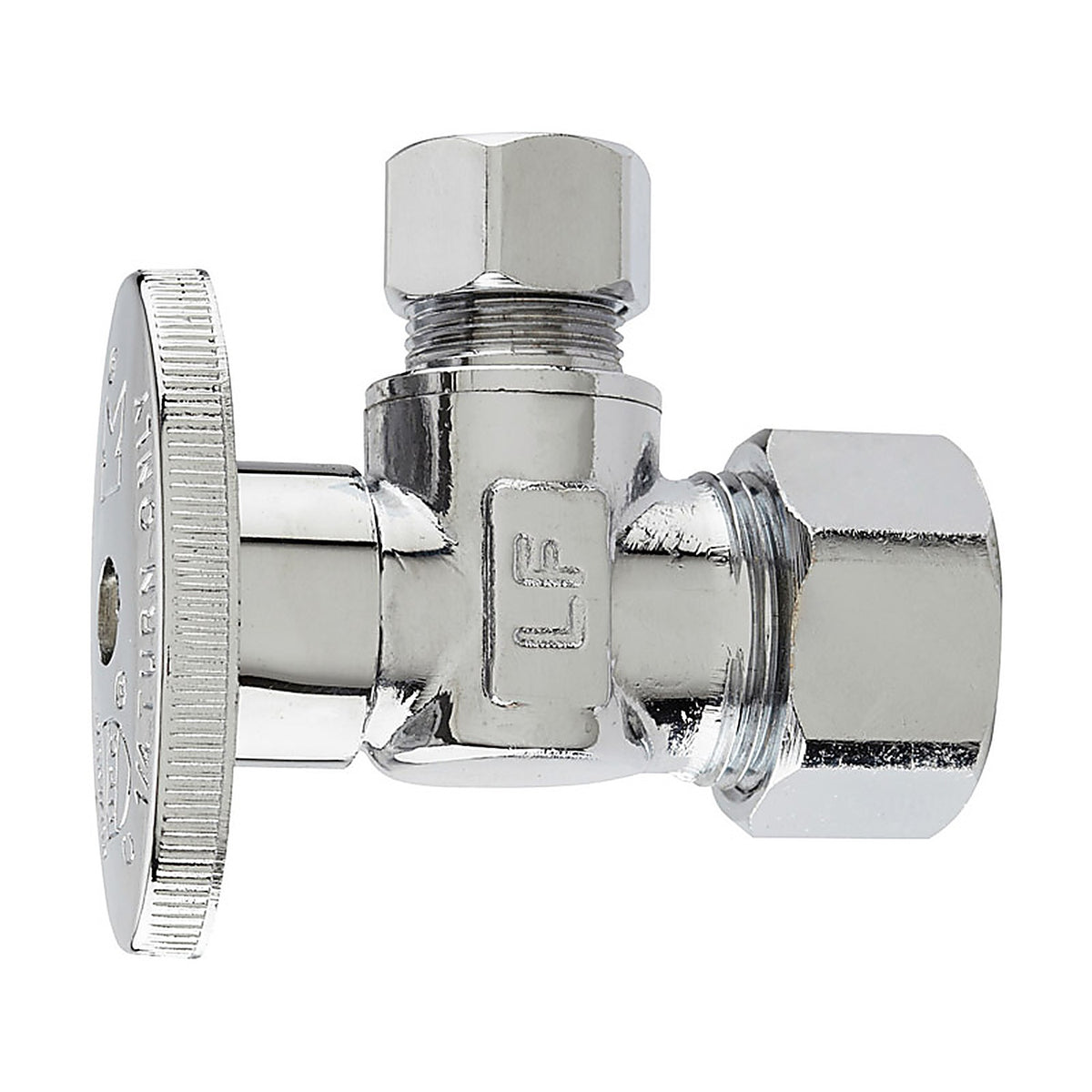 Plumb Pak PP20061LF 5/8 in. Compression T X 3/8 in. S Compression Brass Angle Valve