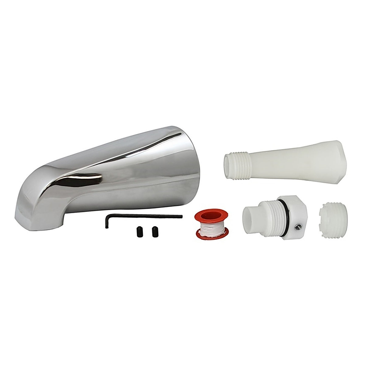 Plumb Pak PP825-33 1-Handle Chrome Plated Tub Spout