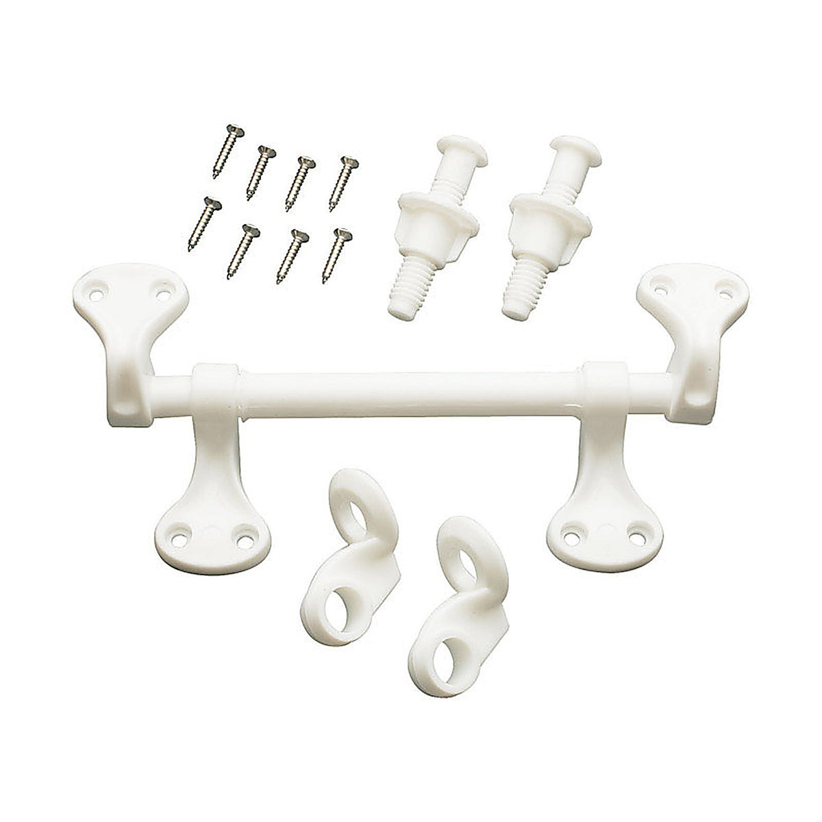 Plumb Pak - PP835-36 - Toilet Seat Hinge White Plastic for Universal