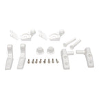 Plumb Pak PP835-34 Toilet Seat Hinge White Plastic For Universal