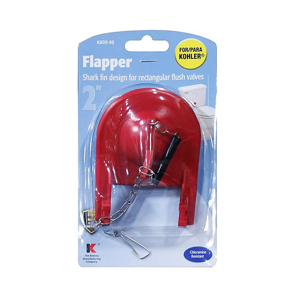 Keeney - K835-95 - Flapper and Chain Vinyl for Kohler